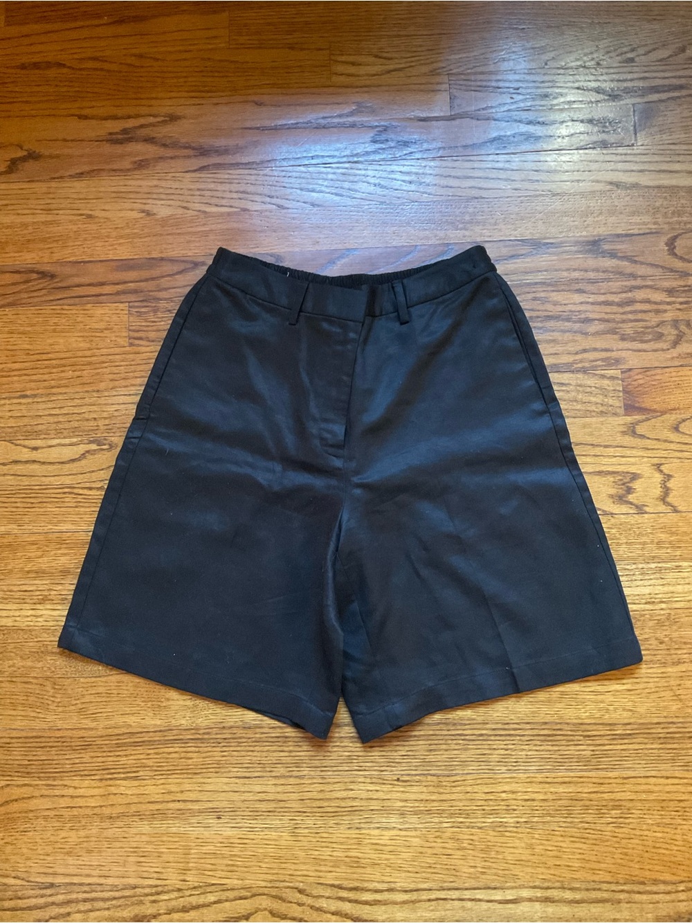 Banana Republic Black Tailored Bermuda Shorts
